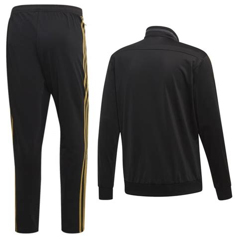 tuta adidas nera e oro|tute sportive adidas.